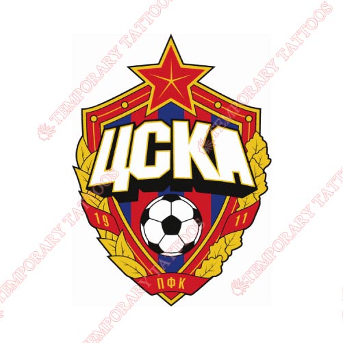 CSKA Moscow Customize Temporary Tattoos Stickers NO.8295